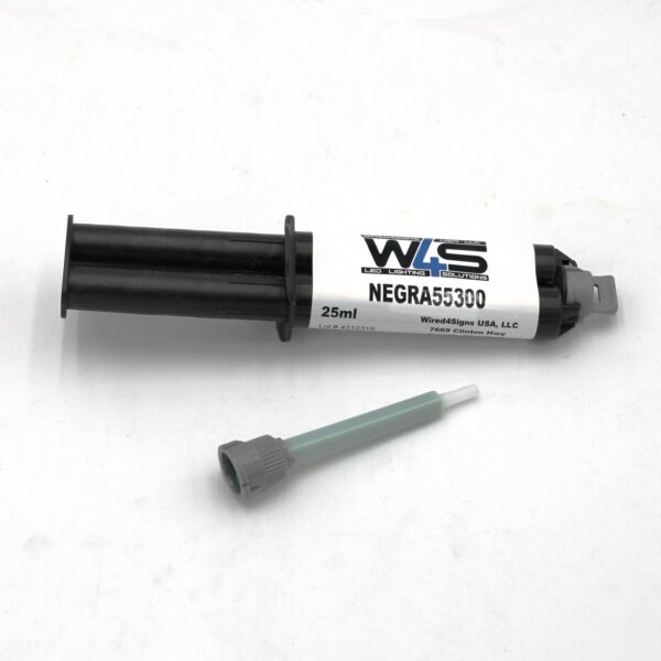 pourparis Black 2-Part Methacrylate Adhesive – 25ml 1:1 Mix